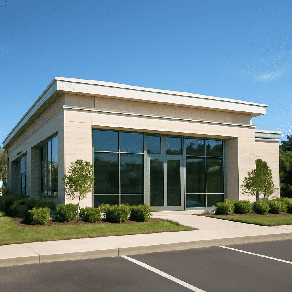 Credit Union Branch Exterior